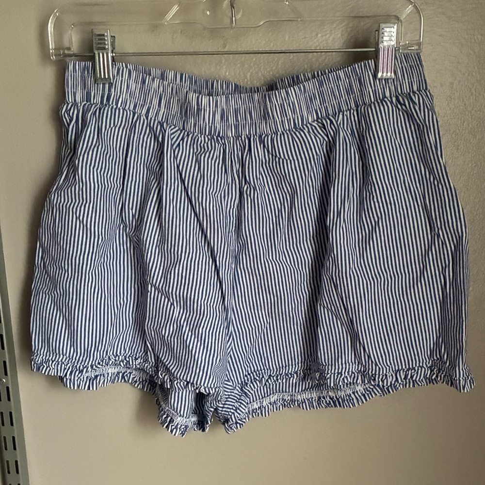Blue & White Striped Sonderhaus Boxer Shorts